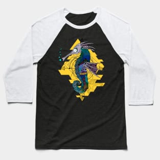 Tribal Seahorse Ocean Lover Baseball T-Shirt